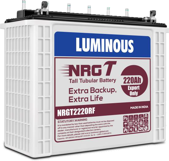Luminous NRGT 220AH Tubular Battery